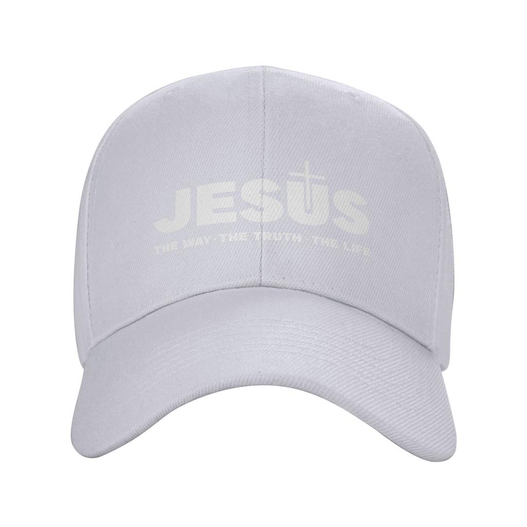 Custom Classic Jesus Christ The Way The Truth The Life Baseball Cap Unisex Women Adjustable Religion Christian Faith Dad Hat Sports