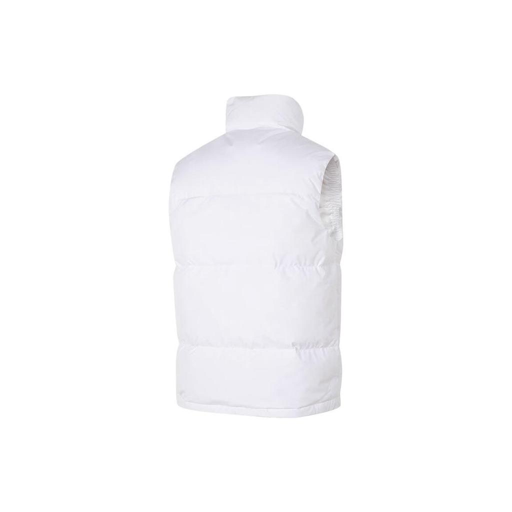 Under Armour Solid Color Stand Collar Windproof Warm Down Vest Unisex Vests White 21600803-100