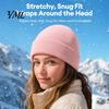 Adult Unisex Cap Knitted Winter Hat, Thick Thermal Skull Cap, Cozy Windproof Soft Polyester Hat Warm Knit for Men Women Outdoor Hiking Jogging