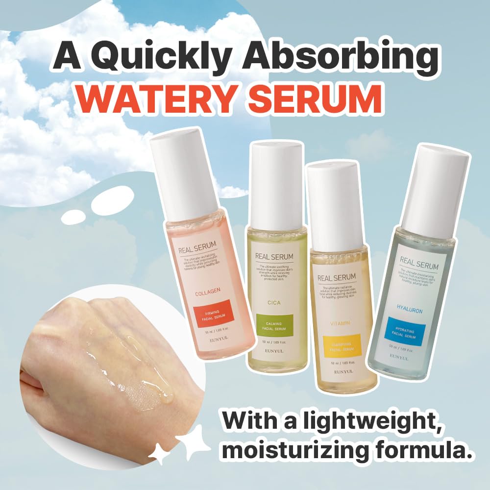 Eunyul Real Collagen/Vitamin/Cica/Hyaluron Serum 50ml (12 Options)