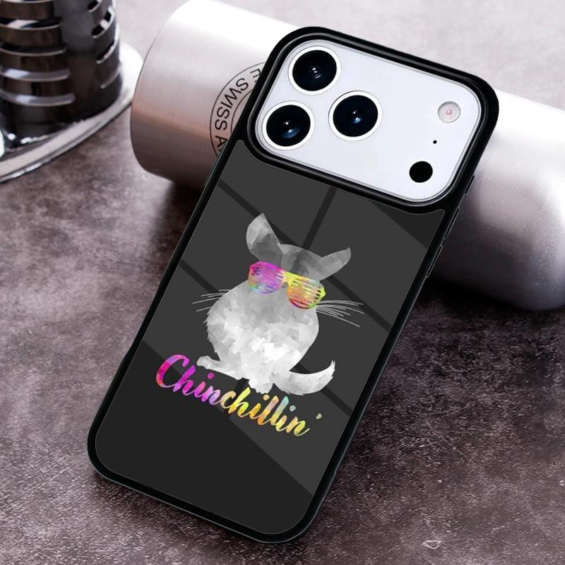 

Cute Cartoon Chinchilla Phone Case For iPhone 17 16 15 14 13 12 11 Pro Max Plus 17Air Soft Silicone Cover iPhone 16