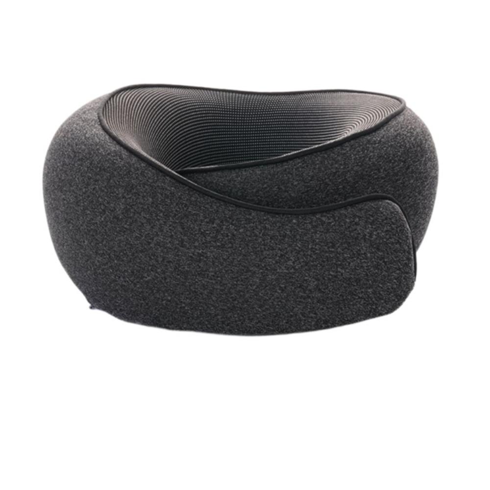 

Регулируемая U-образная подушка с эффектом памяти, подушка для сна, кемпинга, постельные принадлежности, подушка для сна в дороге, подушка для шеи, автомобиль Dark Grey No Bag