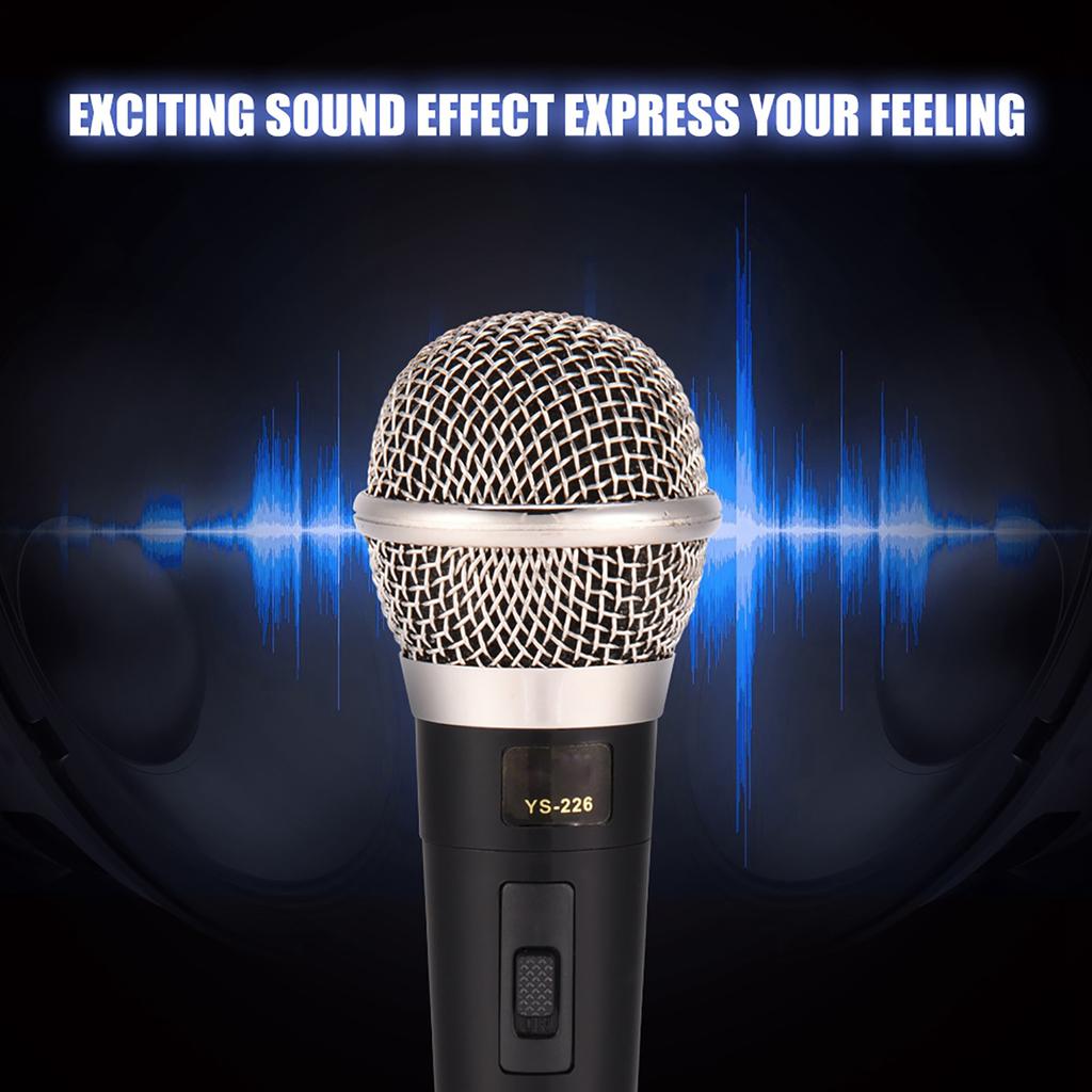 Handheld Professional Wired Dynamic Microphone Clear Voice for Karaoke Vocal Music Performance