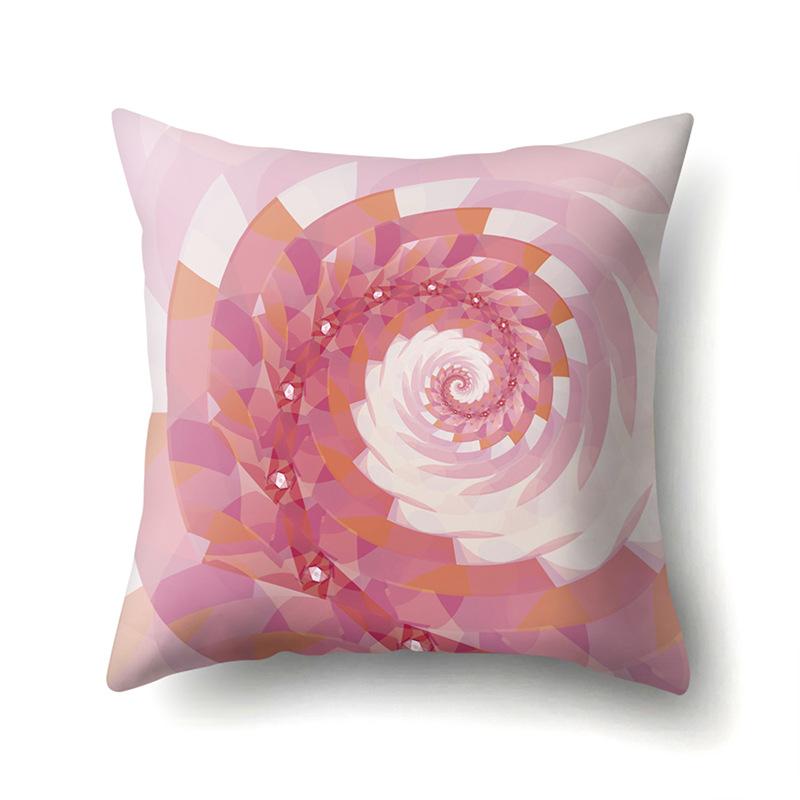 American Retro Ethnic Bohemian Polyester Pillow Case Car Decoration Home Printed Waist Rest Pillow Case