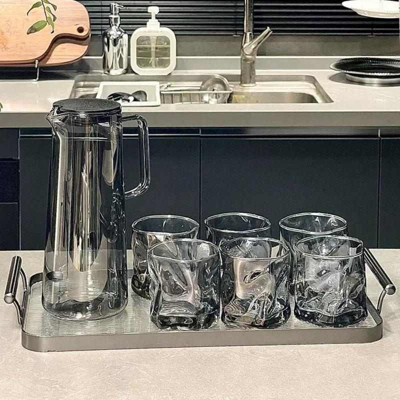 High Temperature Resistant Glass Water Kettle Cup Set
