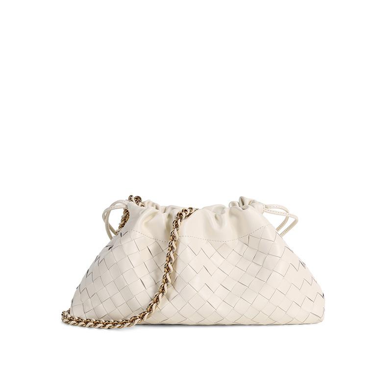 

Autumn and winter new Dustbag cloud woven bag large capacity chain shoulder armpit bag small fragrant fashion women s bag 33*8*19cm