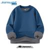 Jeanswest Paar Fleecegefüttertes Rundhals-Sweatshirt