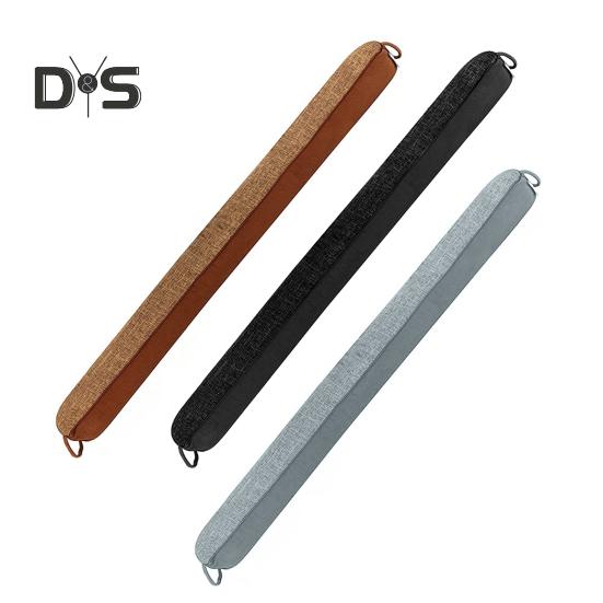 Trojúhelníkový zarážka proti průvanu pod dveře Závažový had pod dveře s poutkem Lehký vítr Studený vzduch Blokování hluku Zvukotěsná těsnící lišta pod dveře Mezera u vchodových dveří