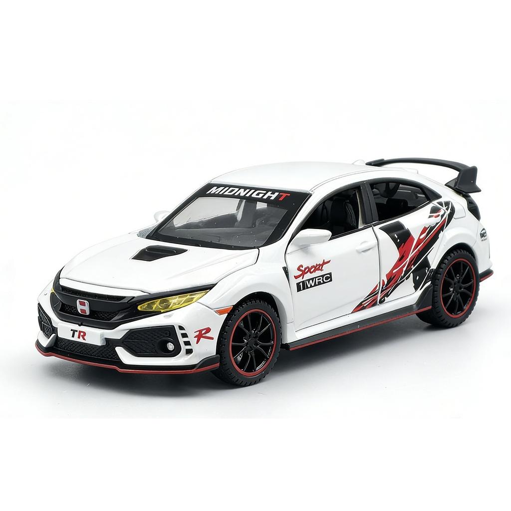 1/32 Honda Type-R Alloy Model, Exquisite Desktop Ornament, The Best Collectible for Car Model Enthusiasts, Halloween/Christmas Gift