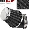 50mm Air Filter, Curved Motorcycle Air Filter for Dirt Pit Quad ATV Bike Bugg