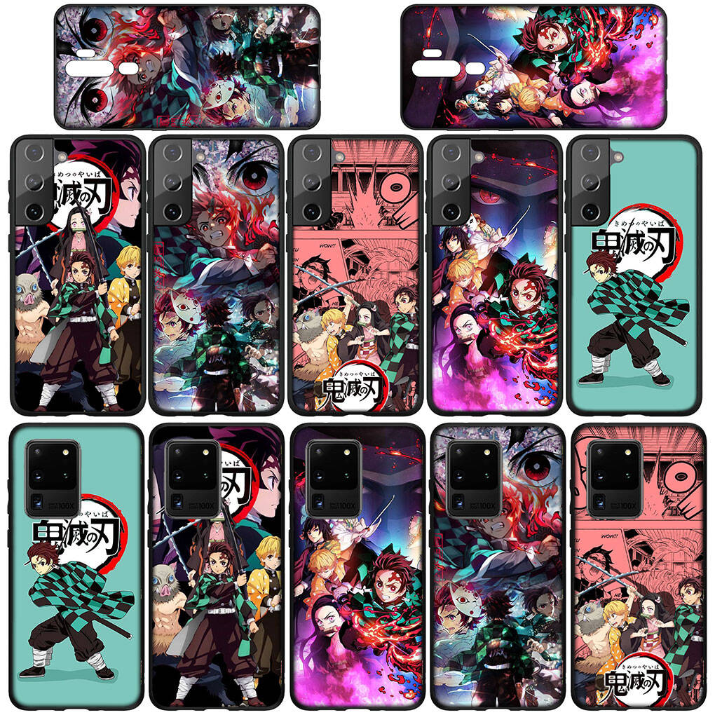 Phone Case for iPhone 17 16 15 Plus Huawei P30 P20 Lite Redmi Note 14 12 11 13 Pro Max OPPO A60 A80 A40 A18 Kamado Nezuko Demon Slayer Tanjirou Cover