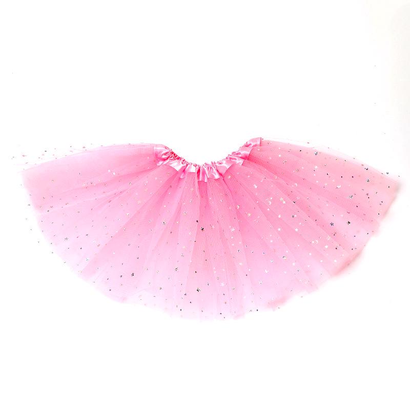 Dívčí nadývaná tutu sukně - Princeznovská třívrstvá baletní sukně pro děti