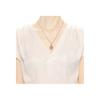 Pandora Shining Snowflake Necklace Set Women Necklace Rose-Gold ZT1060