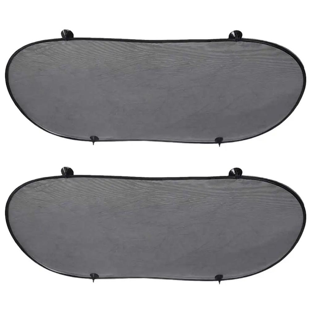 

Car Sun Shade UV Protection Folding Auto Rear Window Sunshade 100x50cm Universal Mesh Back Window Visor with Suction Cups. army green