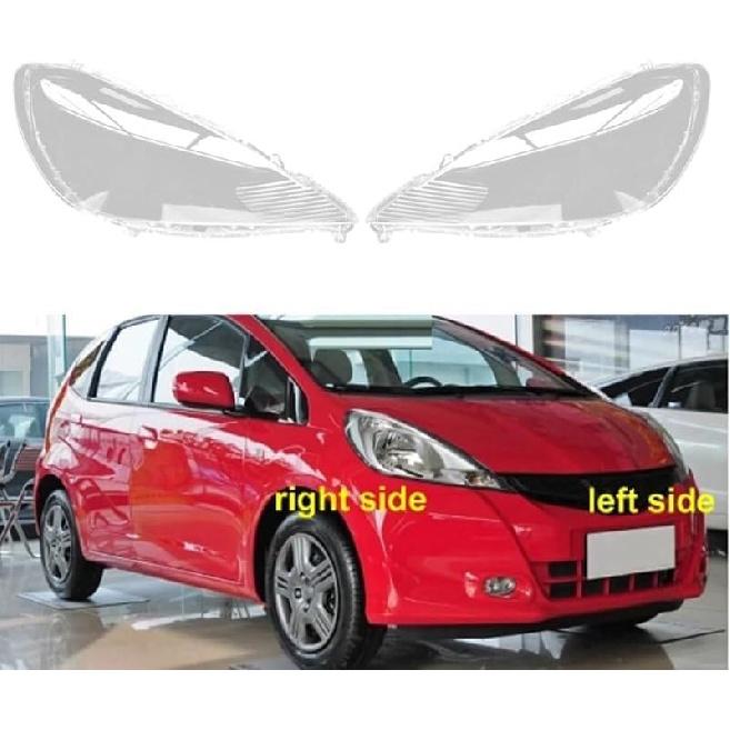 Compatible for Honda Fit 2011 2012 2013,Car Headlight Shell Lamp Shade Transparent Lens Cover Headlight Cover,(Left and Right)