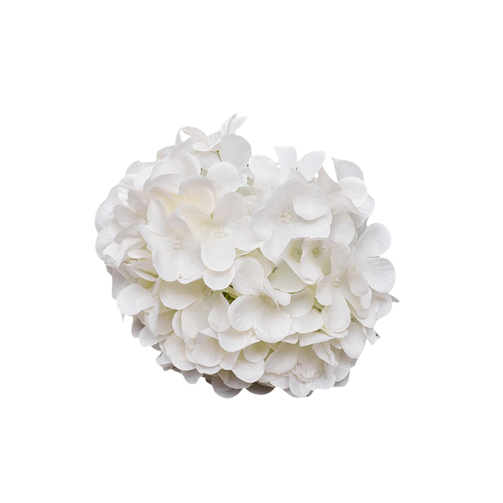 

Heads Artificial Flowers Silk Suitable For DIY Wedding Bridal Bouquet Fake Flowers Party Home Decoration One Size белый