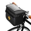 Cycle Insulated Bike Cooler Bag Water Resistant Bike Handlebar Bag Bike Basket Front Bag Pannier with Bike Phone Mount
