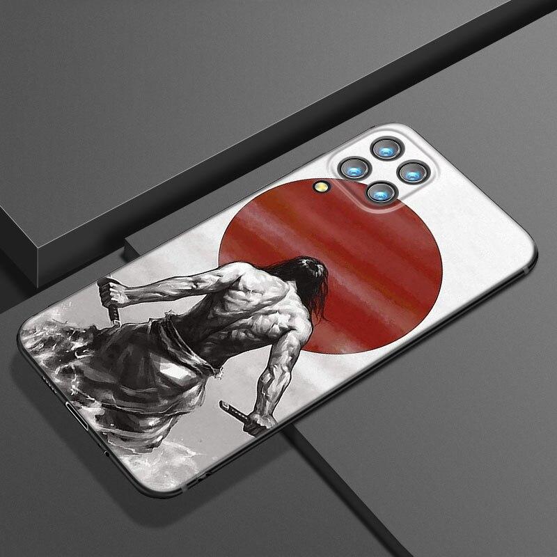 

Чехол для телефона с изображением японского самурая для Samsung Galaxy A21 A30 A50 A52 S A13 A22 A32 4G A23 A33 A53 A73 5G A12 A31 A51 A70 A71 A72 Samsung A22 4G