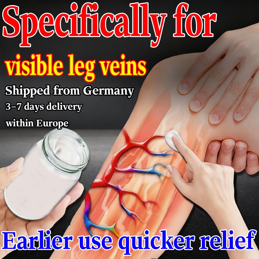 Natural Herbal Varicose Veins Relief Cream - Gentle Relieves Swelling