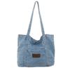 Washed Cowboy Large Capacity Tote Bag Bag Girls Shoulder Canvas Bag