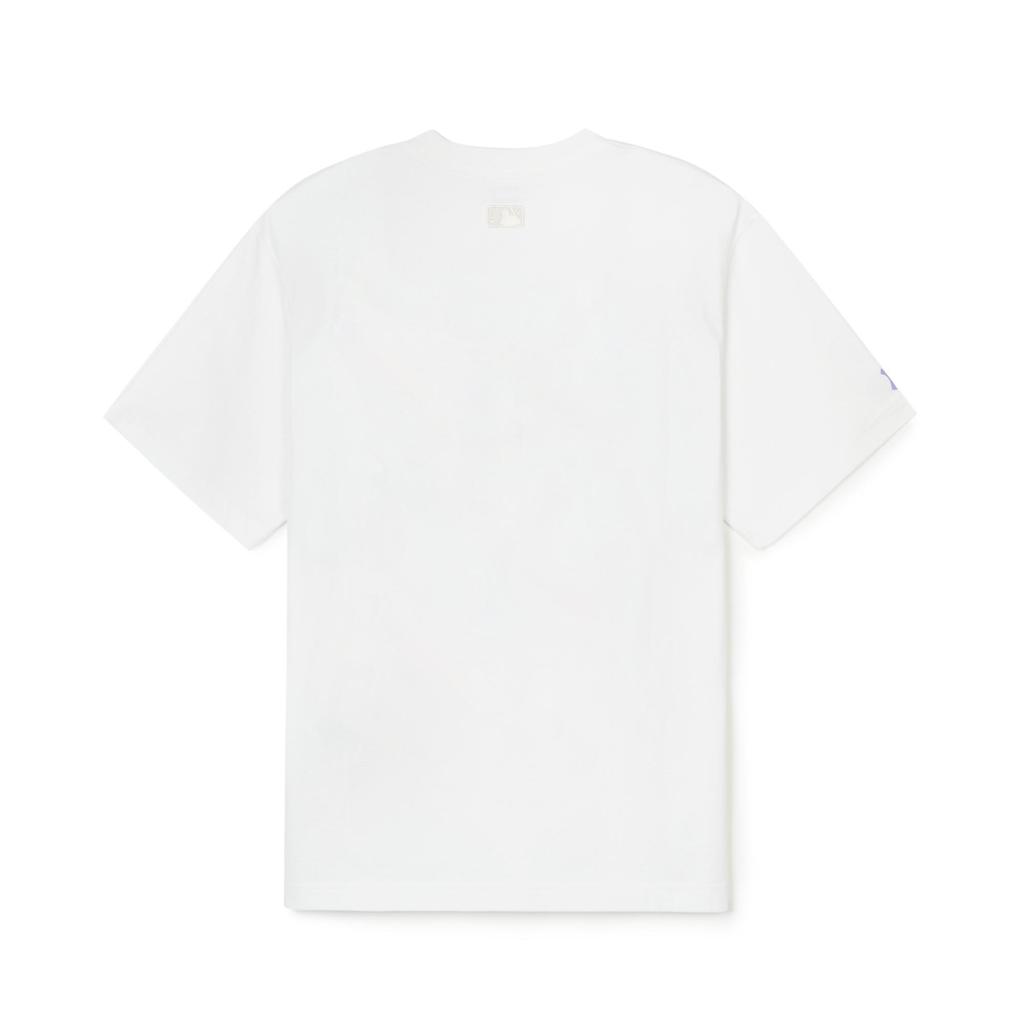 New MLB T Shirts Unisex White 3ATSE0243-50IVS