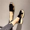 Damen Plateau-Loafer, lässig, elegant, schwarz, zum Reinschlüpfen, dicke Sohle, Shake-Schuh, Übergröße, Sneakers, Sportschuhe