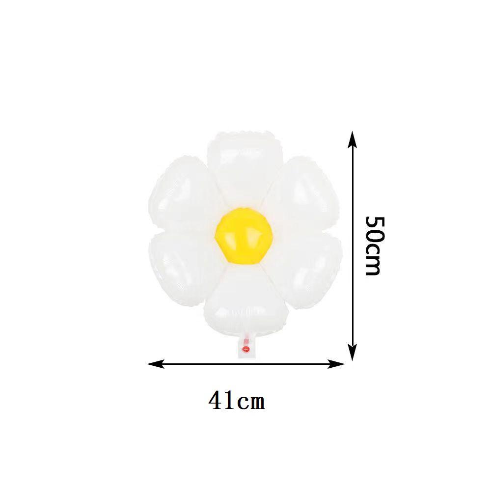 Spring Floral Aluminum Foil Balloons for Birthday Parties and Outdoor Events