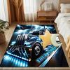 1PC Custom Name Thunder Truck Journey Theme Floor Mat Ideal for Living Room, Game Rooms, Office, Bedroom,Floor Mat Playful Design