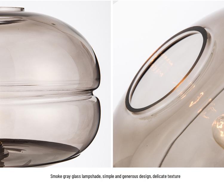 Minimalist Nordic Glass Table Lamp for Bedroom or Living Room Decor