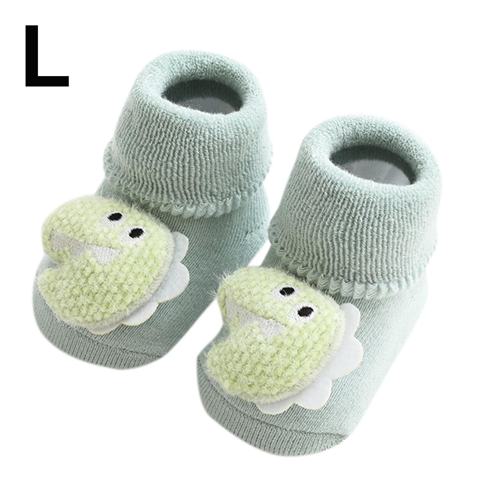 

(СУ)Новонароджені малюки Дівчата Хлопчики 3D милий мультфільм протиковзкі шкарпетки тапочки LS