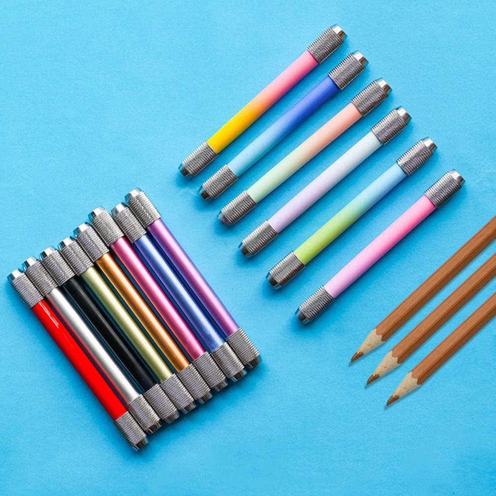 Metal Pencil Extender Adjustable Pencil Lengthper Pencil Extension Holder  Students/Artist