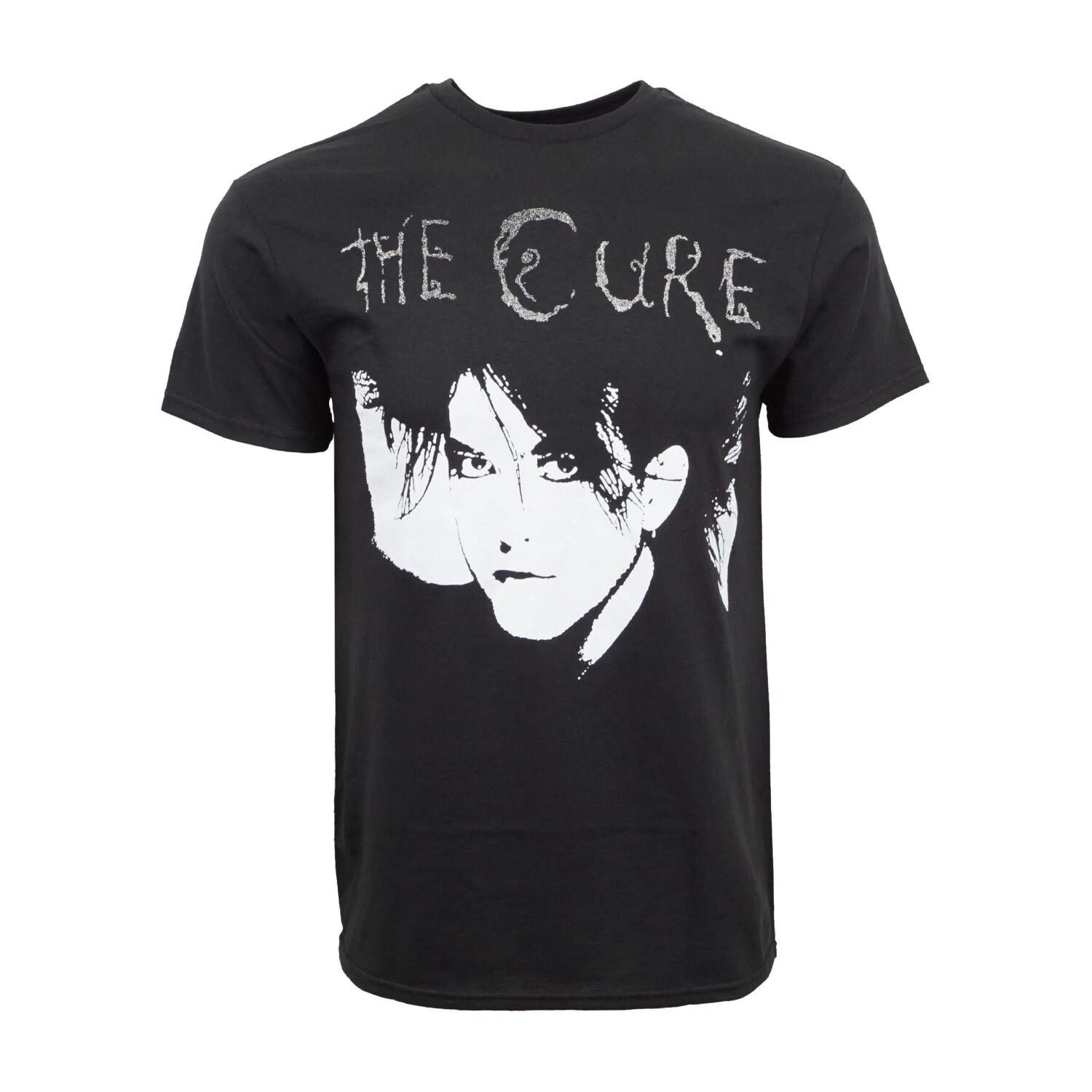 Unisex Adult Casual Graphic The Cure GLITTER LOGO T SHIRT T-Shirt L