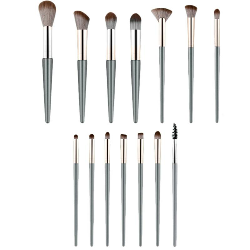 

14x Professional Brush Set Makeup Brushes Set Full Face Make Up Brushes Concealer Brush Powder Brush Eye Shadow Brush 1