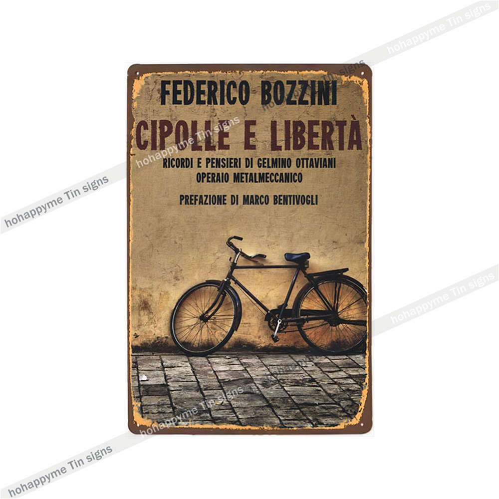 Fahrrad fahren Schilder Blech Metall Retro Plakette Dekoration Fahrradladen Bar Pub Club Café Vintage Wandkunst Eisenmalerei Poster 20x30cm