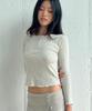 DEARSTALKER D. Basic Pointelle Henley Tee - 4 Color