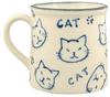 Banko Ware "Perfect for Breakfast" Mug, CAT, Made In Japan, 14255