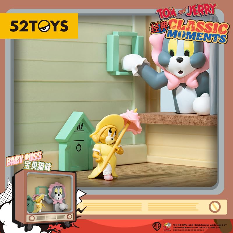52TOYS BLINDBOX Tom and Jerry Classic Moments 8-Piece Box