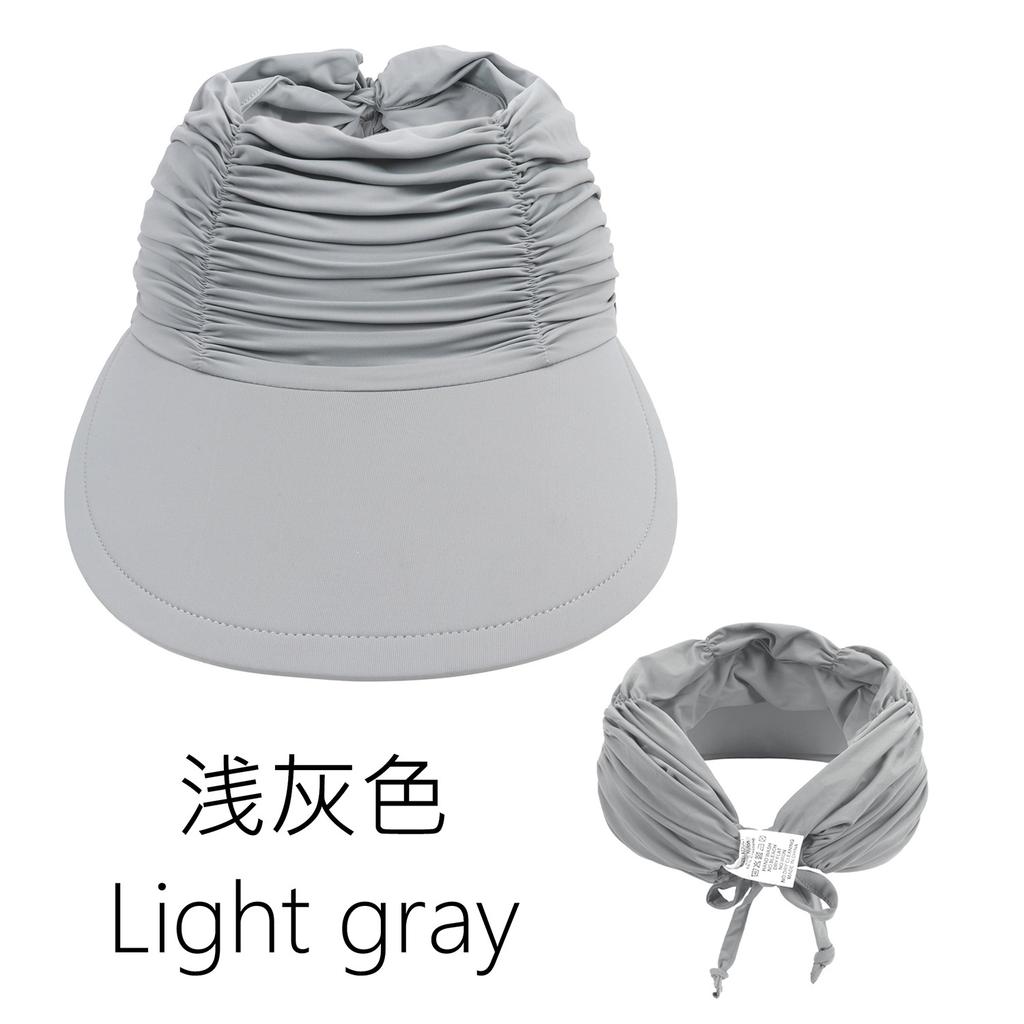 Children'S Sports Empty Top Hat Outdoor Ponytail Beach Visor Big Brim Girls Quick-Drying Hat 3-12 Years Old