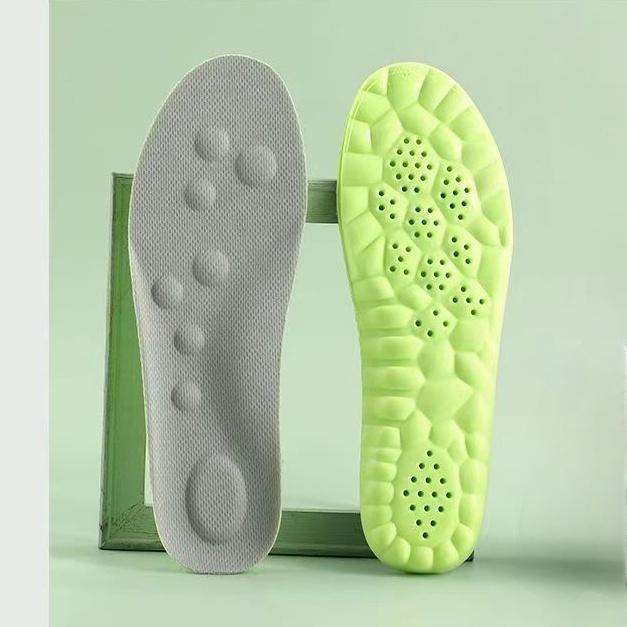 

Unisex Sneaker Insoles: Arch Support, Anti-Odor, Breathable, Sweat-Absorbent, High-Elastic, Shock-Absorbing, Anti-Slip for Military Training 37-38 серый