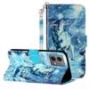 For Motorola Moto G84 5G Case 3D Pattern PU Leather Wallet Phone Cover