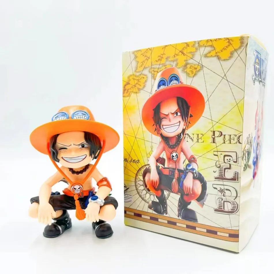 New One Piece Luffy Solon Sanji Ace Yamato Q-version cartoon anime game character figurine children's birthday collection toys