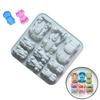 Silikon Autoform Einfache Entformung 9-Kammer Antihaft Miniaturauto Silikonform für Gips Ton Epoxidharz Seife Kerze Schokolade