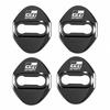 4Pcs Stainless Steel Car Door Lock Cover Case Sticker Accessories For Toyota Corolla Yaris Aygo Prius RAV4 Crown CHR Camry Auris  AA9