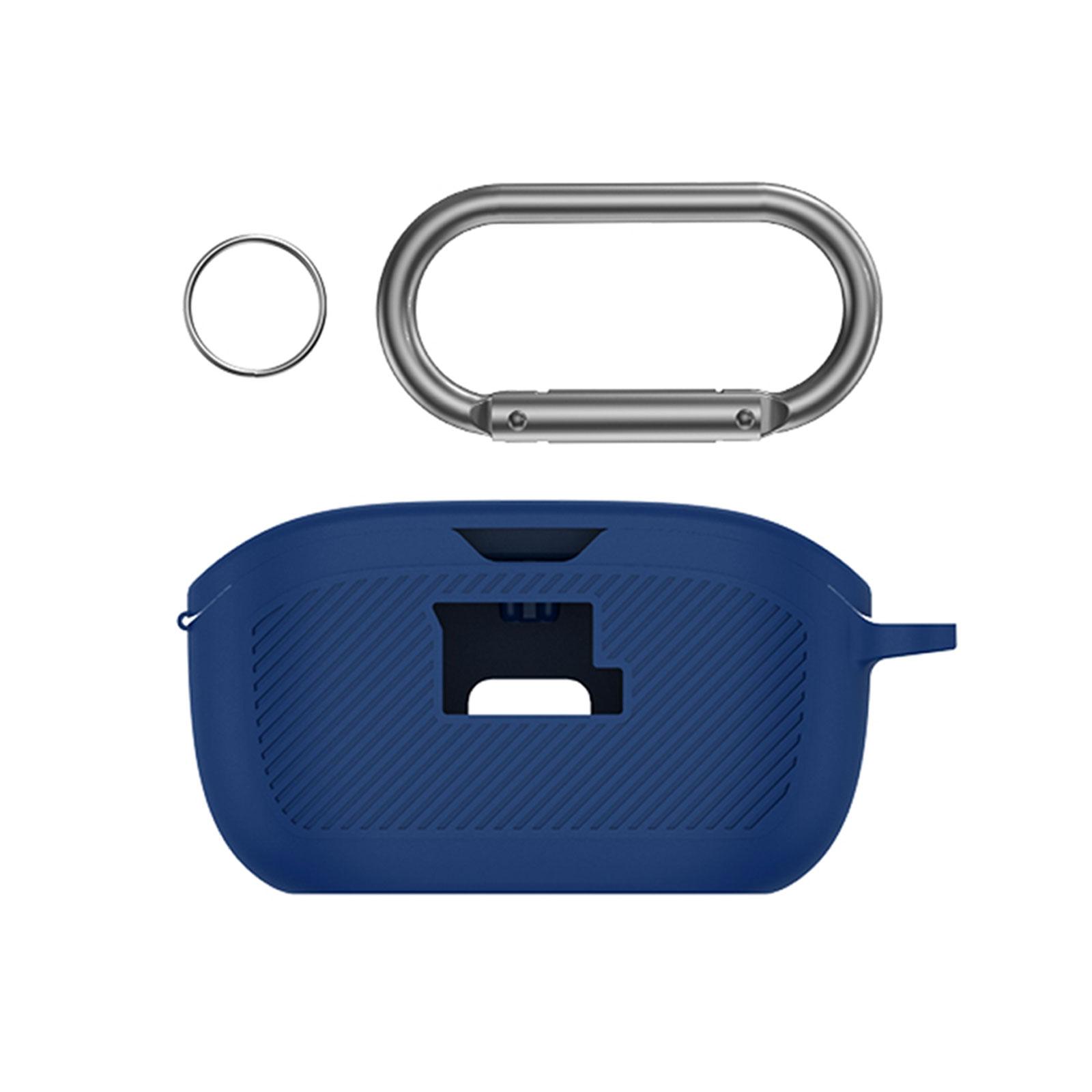 

Беспроводные наушники Защитный чехол-кейс Подходит для JBL Vibe Buds Силиконовый чехол Защита от царапин Водонепроницаемый Гибкий корпус-скин синий