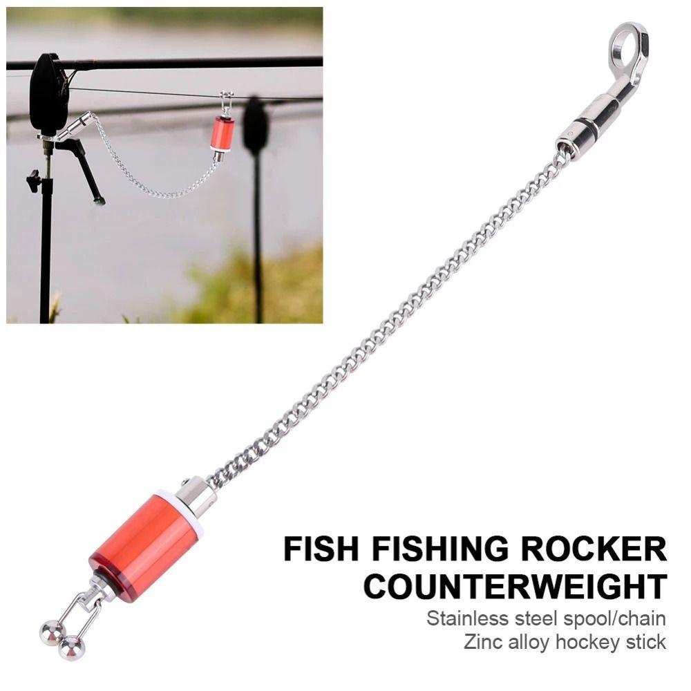 Anti-corrosion Bite Alarm Bobbin Sling Chain Durable Bite Alarm Hanger  Bite Detection
