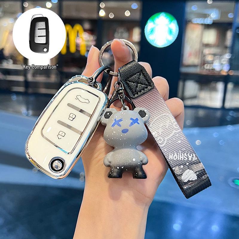 Geely Folding Key Cover for Vision X3, King Kong, Emgrand GL, Panda S1, Boyue X1, Xingrui, Binrui.
