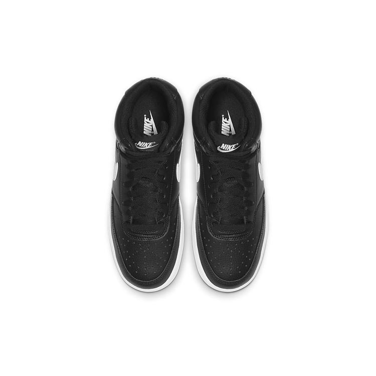 New Nike Court Vision Mid Black White Women's CD5436-001