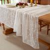 Yingchuang French Lace Tablecloth Relief Pattern Decoration Tv Cabinet Cover Cloth Restaurant B & B Hotel Fringed Table