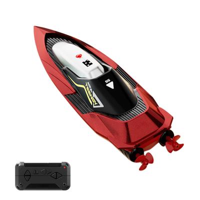 Bateau télécommandé 2,4 GHz, double moteur à hélice, cascade, roulis, chavirage, réinitialisation, jouet intelligent de détection de séparation d'eau
