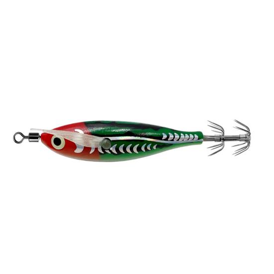 8CM/5.3G Shrimp Bait with Squid Jig Hook Swivel Luminous Realistic Bionic Artificial Lure Saltwater Freshwater Bass Walleye Trout Fishing Accessories